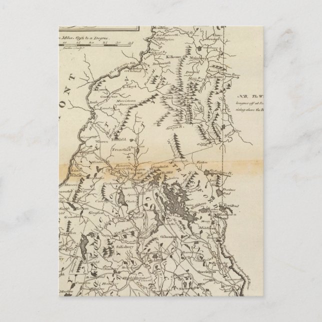 The State of New Hampshire Postcard (Front)