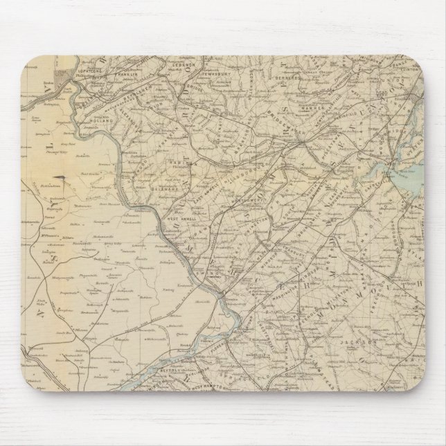 The State of New Jersey, 1877 Mouse Mat (Front)