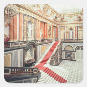 The State Staircase Square Sticker