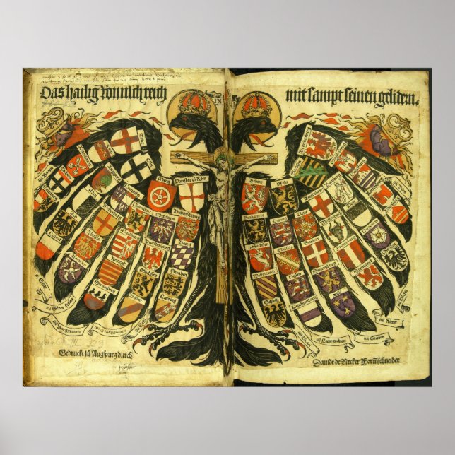 The States of the Holy Roman Empire Jost de Negker Poster (Front)