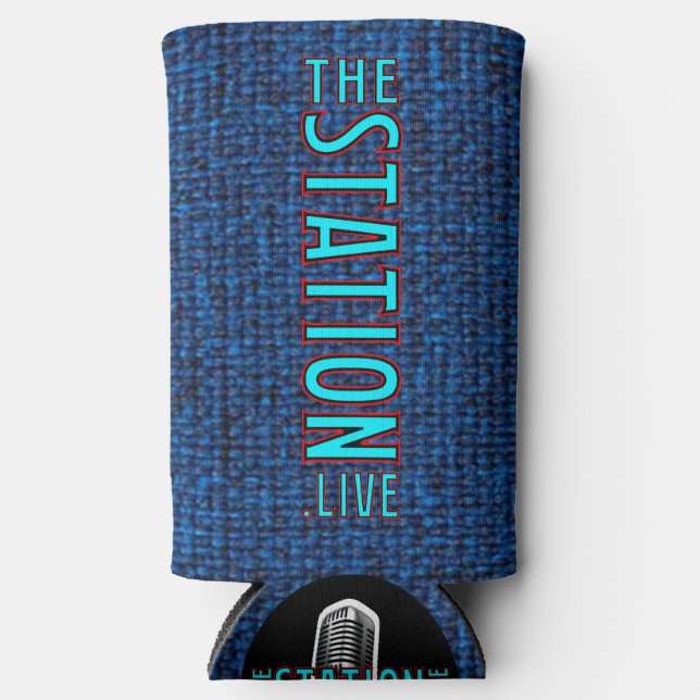 The Station Blue Tweed Cooler (Front)