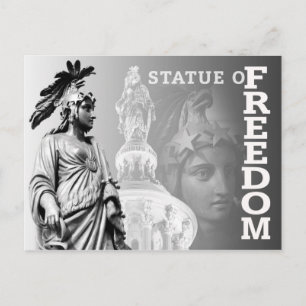 The Statue of Freedom, US Capitol Postcard