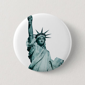 The Statue of Liberty 6 Cm Round Badge