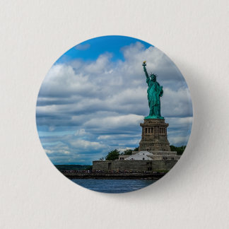 The Statue of Liberty 6 Cm Round Badge