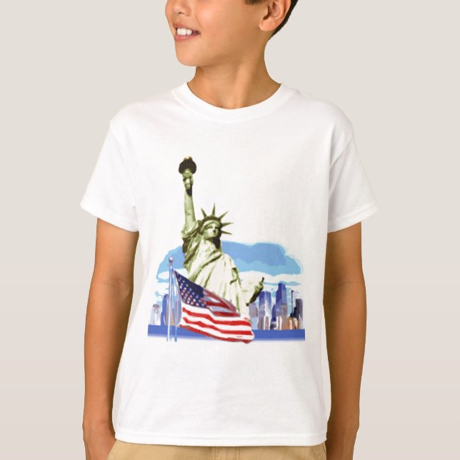 The statue of liberty in New York city T-Shirt (Front)
