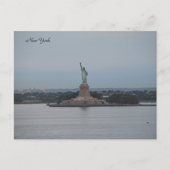 The Statue of Liberty, New York Postcard (Front)