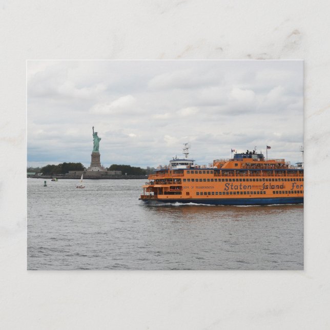 The Statue of Liberty Postcard (Front)