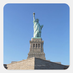 The Statue of Liberty Square Sticker