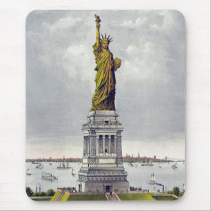 The Statue of Liberty, The Great Bartholdi Statue Mouse Mat