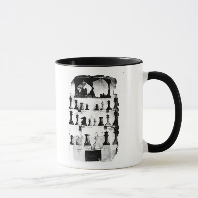 The Staunton Chessmen Patent Drawing Mug (Right)