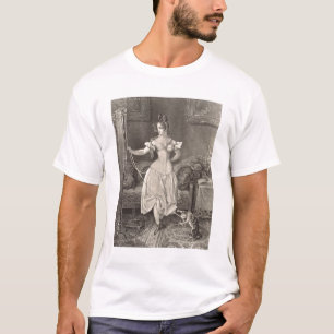The Stay-lace, engraved by Alfred Leon Lemercier ( T-Shirt