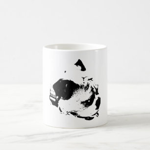 The steadfast bulldog — Monochrome Edition Coffee Mug