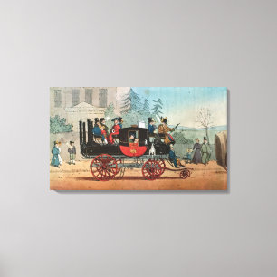 The Steam Coach Canvas Print