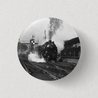 The Steam Train Arrives! circa 1864 the 3 Cm Round Badge