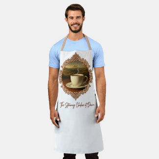 The Steaming Chalice at Dawn Apron