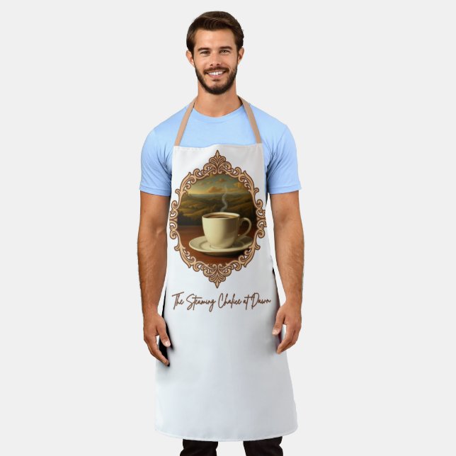 The Steaming Chalice at Dawn Apron (Worn)