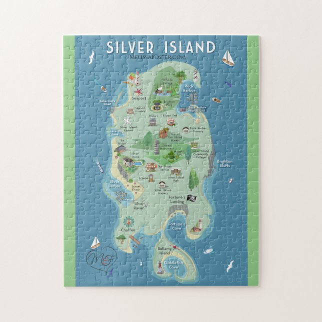 The Steeles on Silver Island Jigsaw Puzzle (Vertical)