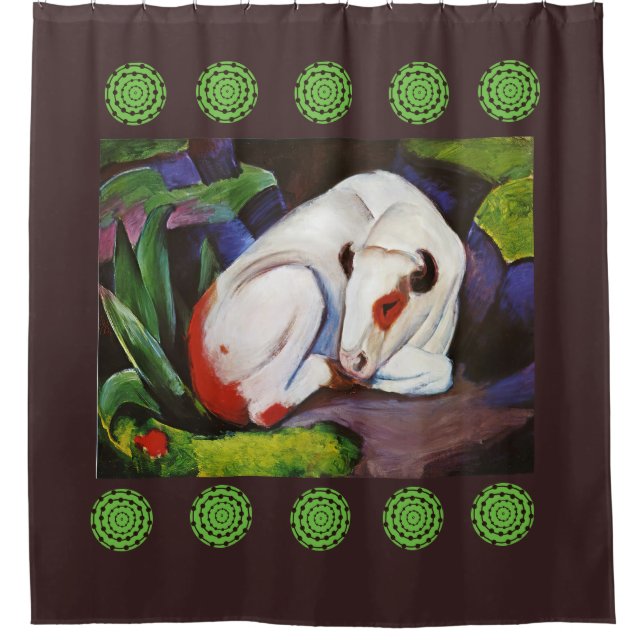 The Steer The Bull Shower Curtain (Front)