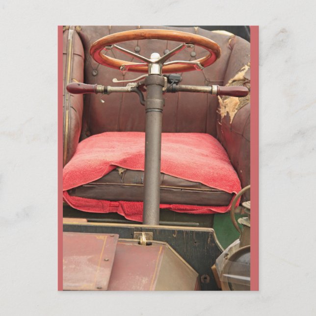 The Steering Wheel and Chair Postcard (Front)