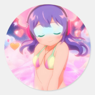 The Stellargroove Ayumi Round Sticker #02