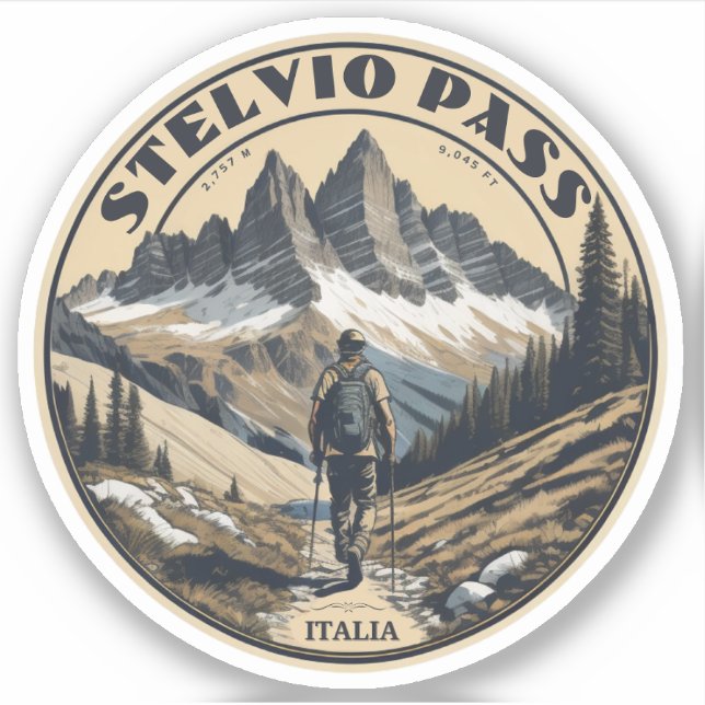 The Stelvio Pass mountain pass Italy  Switzerland  (Front)