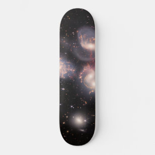 The Stephan's Quintet Galaxies   JWST Skateboard