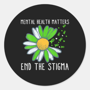 The Stigma Mental Health Awareness Classic Round Sticker