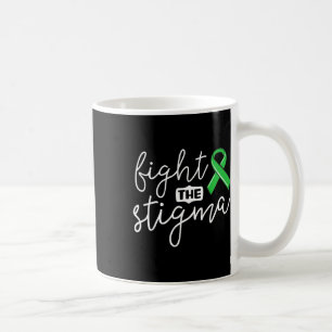 The Stigma Mental Health Awareness Green Ribbon Coffee Mug