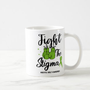 The Stigma Mental Health Awareness May Green Ribbo Coffee Mug