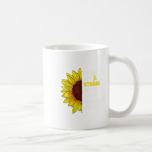 The Stigma Mental Health Awareness Problems Sunflo Coffee Mug