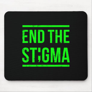The Stigma Mental Health Awareness Warrior Counsel Mouse Mat