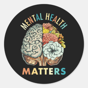 The Stigma Mental Health Problems Mental Awareness Classic Round Sticker