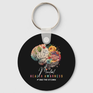 The Stigma Mental Health Problems Mental Awareness Key Ring