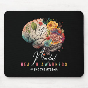 The Stigma Mental Health Problems Mental Awareness Mouse Mat