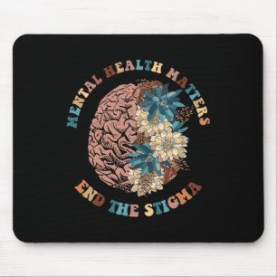 The Stigma Mental Health Problems Mental Awareness Mouse Mat