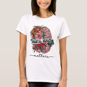 The Stigma Mental Health Problems Mental Awareness T-Shirt