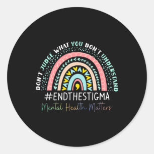 The Stigma Rainbow Classic Round Sticker