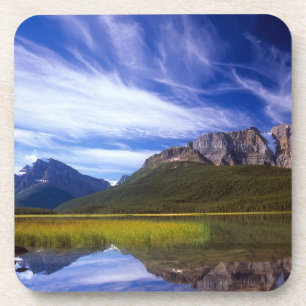 The still waters of Waterfowl Lake make a Coaster