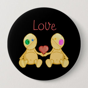 The Stitches Love 10 Cm Round Badge