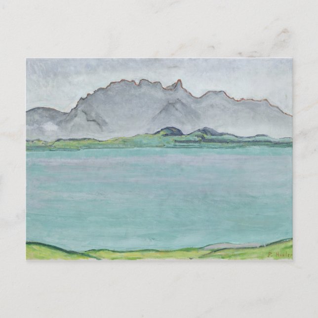 The Stockhorn Mountains and Lake Thun, 1911 Postcard (Front)