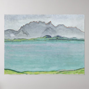 The Stockhorn Mountains and Lake Thun, 1911 Poster