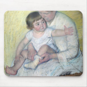 The Stocking, Mary Cassatt Mouse Mat