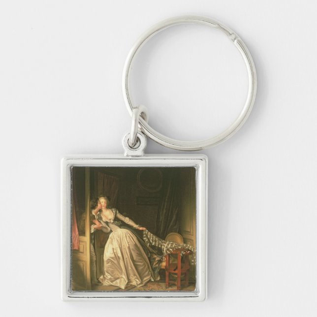 The Stolen Kiss, c.1788 Key Ring (Front)