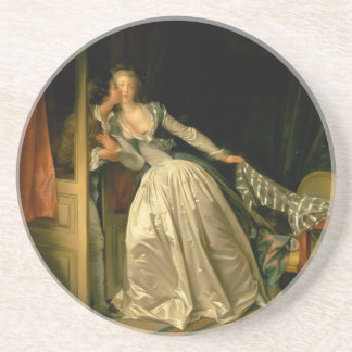 The Stolen Kiss Fragonard Coaster