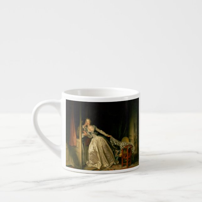 The Stolen Kiss Fragonard Espresso Cup (Left)