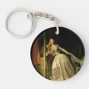 The Stolen Kiss Fragonard Key Ring