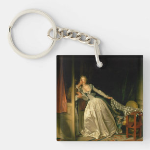 The Stolen Kiss Fragonard Key Ring