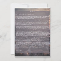 The Stone, a poem about grief and loss