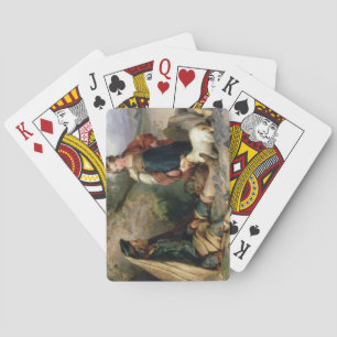 The Stone Breaker and his Daughter, 1830 Playing Cards