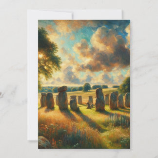 The Stone Circle - Avebury Thank You Card